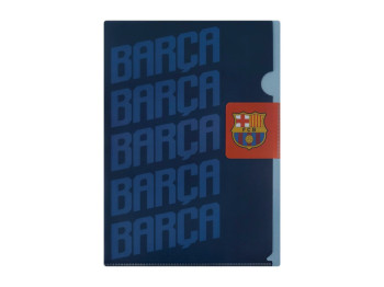 Папка-куточок з клапаном Kite FC Barcelona BC25-248, формат A4, поліпропілен, Kite