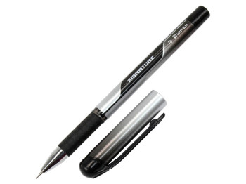Ручка гелева чорна SIGNATURE. Hiper HG-105. Довжина листа 800м.