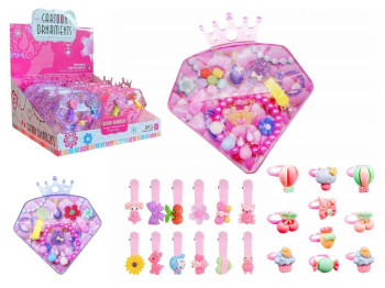 Набор детских украшений Cartoon Ornaments, 8 шт, в футляре