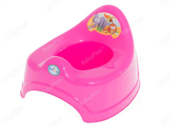 Горшок Сафари розовый. Tega Baby SF-001-127