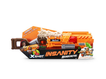 Швидкострільний бластер Insanity Horrorfire Doomsday. 16 патронів. Zuru 36732