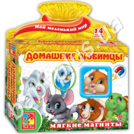 М'які магніти Домашні улюбленці (рус)