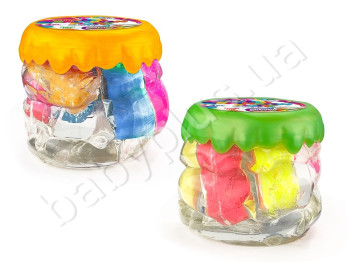 В'язка маса Rainbow Fluffy Slime 400 м DankoToys RFS-01-01 рус  (Пошкоджена ємність)
