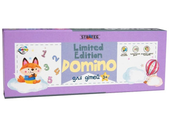 Настольная игра Domino Limited edition фиолетовая. Strateg 30327