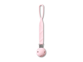 Держатель для пустышки силиконовый с клипсой Розовый, 0+, MSB-1469-01, BabyOno