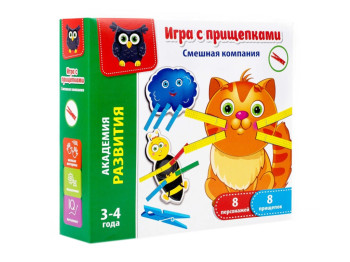 Гра з прищіпками Смішна компанія, Vladi Toys