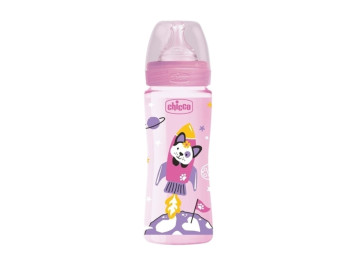Пляшечка пластикова Well-Being Physio Colors 330 мл, Chicco