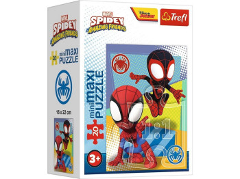 Пазлы Trefl Mini Maxi Amazing Spidey Паук и его друзья, 20 элементов