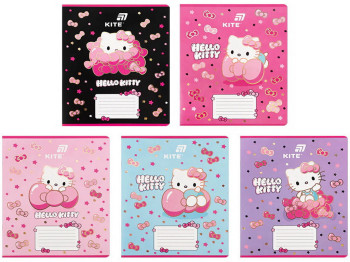 Зошит у клітинку Hello Kitty Kite HK26-236-1, 18 аркушів, мікс видів, ціна за 1 шт