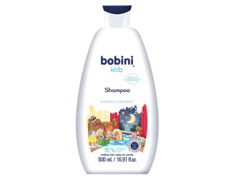 Детский шампунь гипоаллергенный,500 мл.1+, Bobini Kids 33281