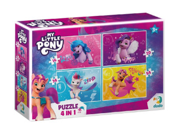 Пазл 4в1 My Little Pony Четыре подружки, DoDo