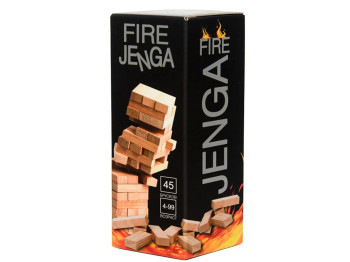 Настільна гра Fire Jenga 45 елементів. Strateg 30963