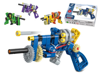 Конструктор револьвер збірний Building Block Gun 36 см, рухомі механізми, мікс видів