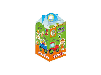 Гра з липучками Живу на фермі, Vladi Toys