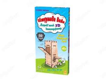 Деревянный 3D конструктор Штурмовая башня, ZIRKA