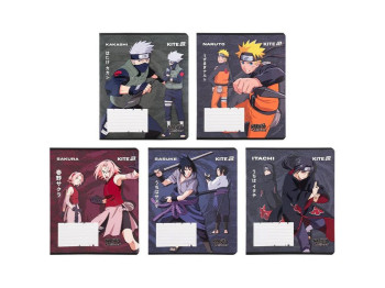 Зошит у клітинку 12 аркушів, Naruto Shippuden (ціна за 1шт)