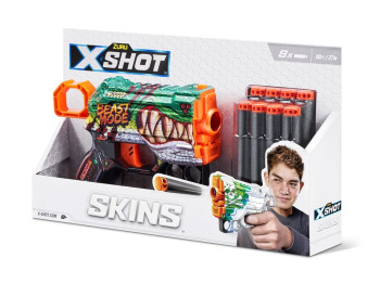 Швидкострільний бластер X-SHOT Skins Menace Beast Out. 8 патронів. Zuru 36515G