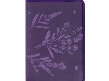 Папка об'ємна на блискавці А4+ Lavender-1. Axent 1804-36-A