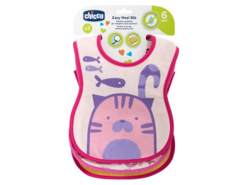 Набор слюнявчиков Weaning Bib 3 шт, Chicco