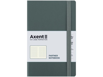 Книга записная в клетку зеленая Partner Soft Earth Colors A5-. 96 листов. Axent 8620-04-A