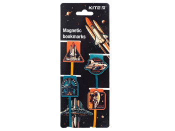 Набор магнитных закладок лес Space. Kite K24-497