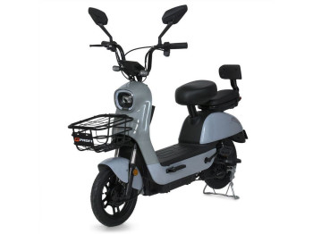 Скутер электрический городской, двигатель 500W, серый