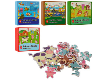 Деревянная игрушка Пазлы. MD 2558