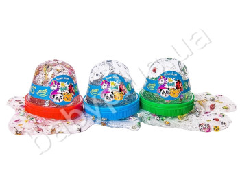 Слайм. TM Mr Boo 80031. Кристалічний з фімо Тварини. 80гр.