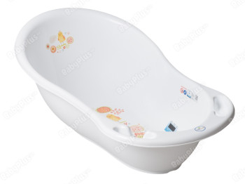Ванночка с термометром белая Народный 86 см. Tega Baby FL-004-103
