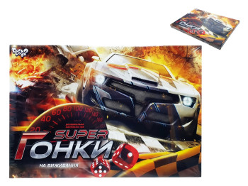 Настольная игра "Маленькая гонка на выживание", 6+, Danko Toys