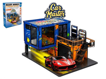 Конструктор-диорама Car Master, 18×12×15,5 см, с машинками