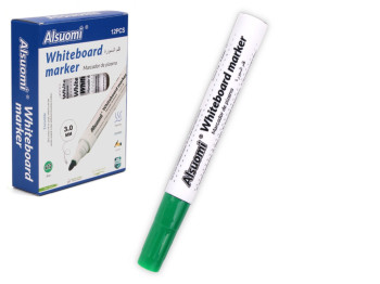 Маркер для белой доски Whiteboard Marker 2503, 14.5 см, круглый наконечник, зеленый (цена за 1шт)