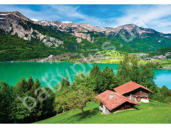 Пазли картонні 500 елементів серія 12 Lake Brienz, Danko Toys