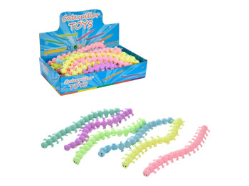 Игрушка антистресс сороконожка, 6 цветов (цена за 1 шт)