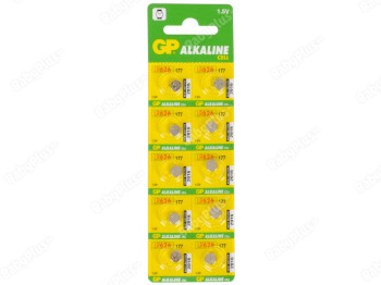 Батарейка алкалінова GP Alkaline cell 177 LR626 1.5V для годин (ціна за лист 10шт) 4891199026690