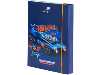 Папка В5 для зошитів на гумці Kite Hot Wheels HW26-210, картон