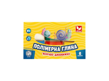Полімерна глина 6 кольорів