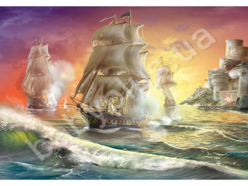 Пазли картонні 1000 елементів серія 10 BATTLE SHIP, Danko Toys