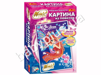 Набір для творчості, Картинка з паєток Winx Блум, Ranok Creative