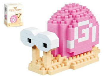 Конструктор Улитка Animal Paradise, 160 деталей, мини-блоки