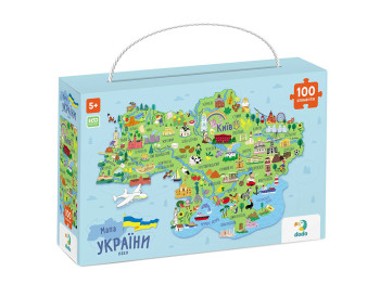 Пазл Карта Украины, 100 элементов, DoDo 300267