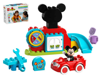 Конструктор LEGO DUPLO Disney Міккі Маус: Клубний будинок і автомобіль, 27 деталей