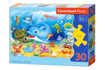 Пазли Підводні друзі, 30 елементів, Castorland