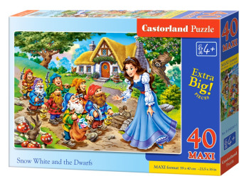 Пазли Білосніжка, 40 елементів, Castorland