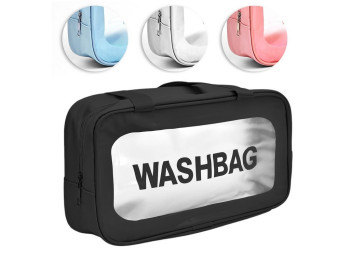 Косметичка дорожная Washbag, 26×15×9.5 см, ПВХ, R91535-S, 4 вида