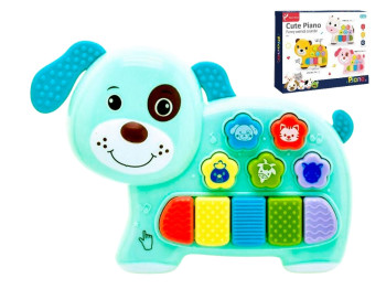 Пианино игрушечное Cute Piano 18 см, светящееся и музыкальное, микс видов (цена за 1шт)