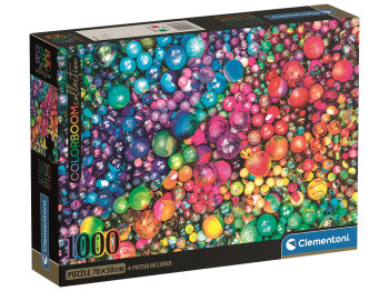 Пазли 1000 елементів, "Кольоровий бум", Кульки, Clementoni 39780