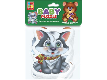 М'які Бебі пазли Лісові мешканці, Vladi Toys