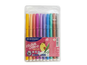 Фломастеры пастельные 10 цветов. Centropen 7550/1009 TP
