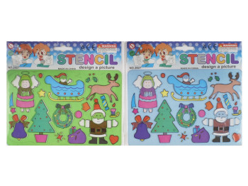 Трафарет для творчества STENSIL 19x12 см. AIHAO CS2027